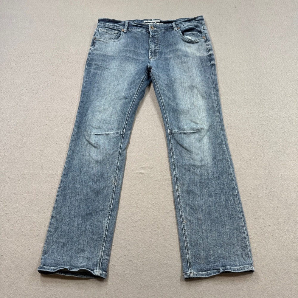Y2K Parasuco Jeans Men's 38 Blue Denim Straight Leg Classic Mid Rise Medium Wash